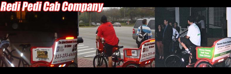 Redi Pedi Cab Pedicab Company in Florida!